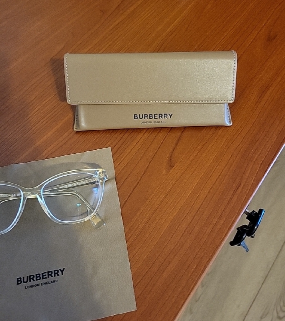 Burberry Transparent/Clear Glasses Frame - Picture 2 of 9